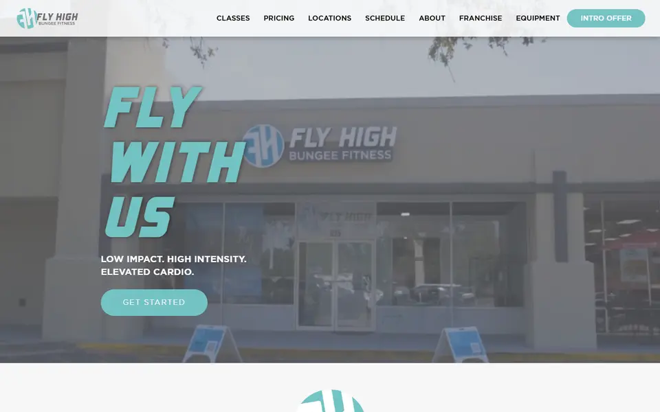 Fly High Bungee, homepage