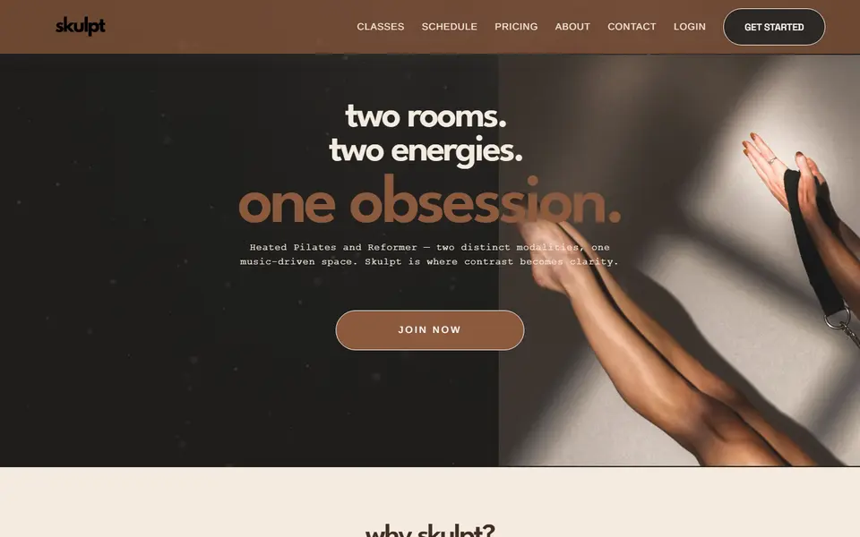 Skulpt, homepage